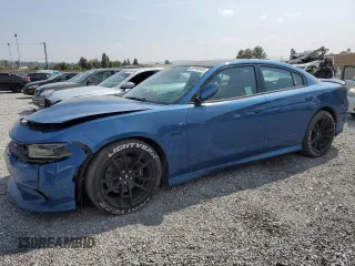 2021 Dodge Charger Scat Pack with VIN 2C3CDXGJ6MH596312, listed as a Copart auction lot 55108165 with 19,731 mi miles and Clean Title. Bid and sale history available at DreamBid. Image 1.