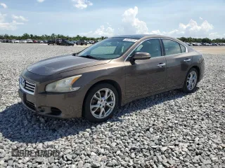 2014 Nissan Maxima SV with VIN 1N4AA5AP1EC469099, listed as a Copart auction lot 60516915 with 130,612 mi miles and Salvage title. Bid and sale history available at DreamBid. Image 1.