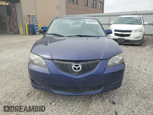 2006 Mazda 3 i with VIN JM1BK12F761460947, listed as a Copart auction lot 50333175 with 71,676 mi miles and Salvage Title. Bid and sale history available at carsss.com. Image 5.