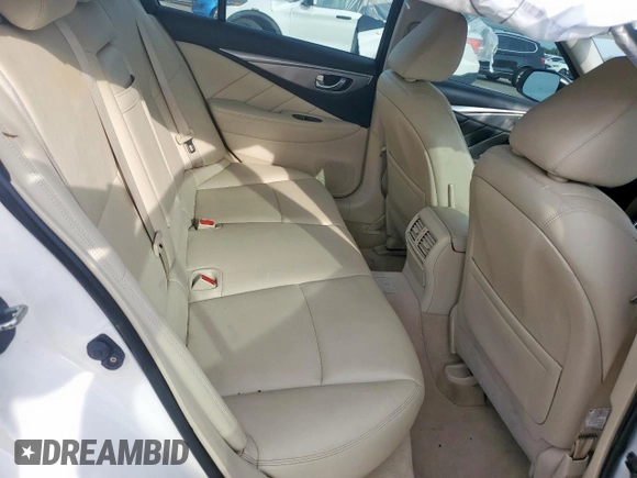 2014 Infiniti Q50 Premium with VIN JN1BV7AP6EM676258, listed as a Copart auction lot 63979615 with 191,948 mi miles and Salvage title. Bid and sale history available at DreamBid. Image 10.