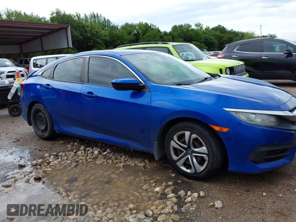 2018 Honda Civic LX with VIN 19XFC2F51JE043724, listed as a IAAI auction lot 42092461 with 176,743 mi miles and . Bid and sale history available at DreamBid. Image 13.