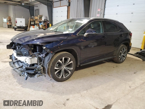 2019 Lexus RX 350 with VIN 2T2BZMCA2KC200165, listed as a Copart auction lot 48115985 with 91,833 mi miles and Salvage Title. Bid and sale history available at DreamBid. Image 1.