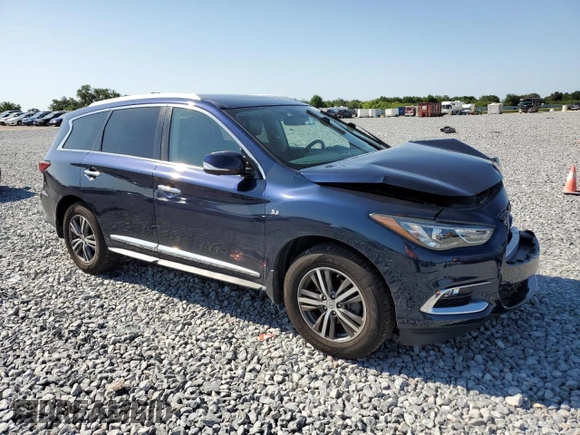 2017 Infiniti QX60 with VIN 5N1DL0MM1HC523376, listed as a Copart auction lot 52567905 with 93,979 mi miles and Salvage Title. Bid and sale history available at carsss.com. Image 4.