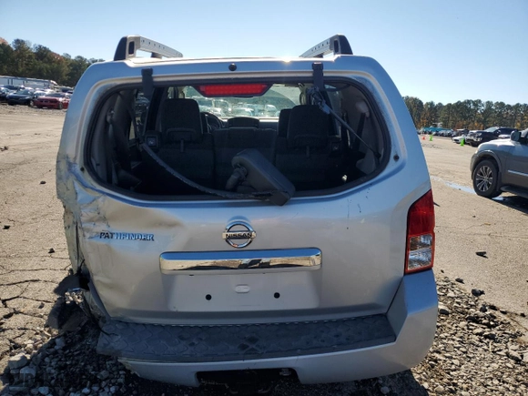 2012 Nissan Pathfinder LE with VIN 5N1AR1NN3CC601552, listed as a Copart auction lot 83875034 with 166,632 mi miles and Salvage Title. Bid and sale history available at carsss.com. Image 6.