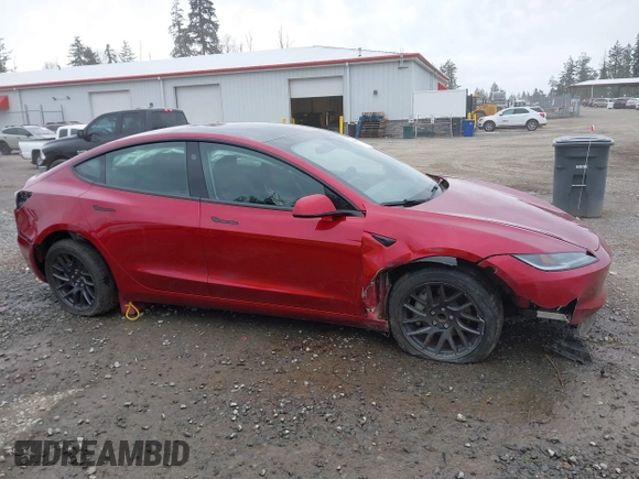 2024 Tesla Model 3 with VIN 5YJ3E1EA7RF785461, listed as a IAAI auction lot 41840091 with 8,414 mi miles. Bid and sale history available at carsss.com. Image 13.