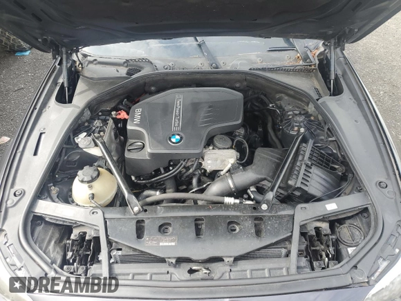 2014 BMW 5 Series 528i xDrive with VIN WBA5A7C52ED616475, listed as a Copart auction lot 64597745 with 91,306 mi miles and Salvage title. Bid and sale history available at DreamBid. Image 11.