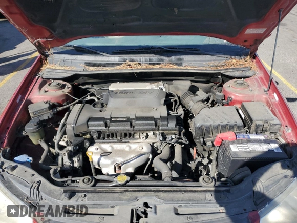 2008 Kia Spectra EX with VIN KNAFE122585578266, listed as a Copart auction lot 79050694 with 142,674 mi miles and Clean Title. Bid and sale history available at carsss.com. Image 12.