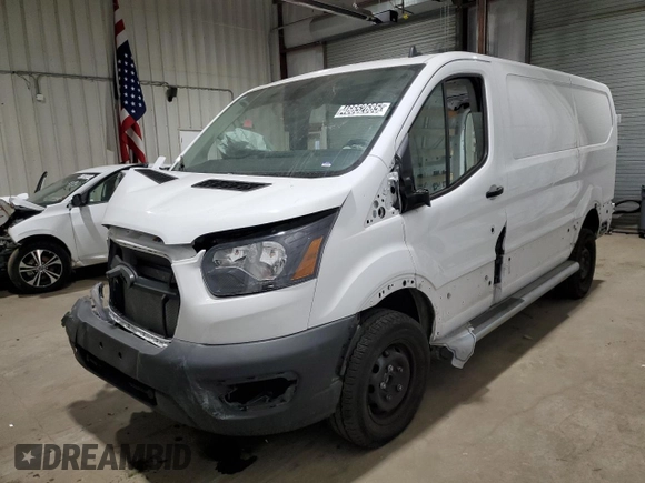 2023 Ford Transit Cargo with VIN 1FTBR1Y81PKB56612, listed as a Copart auction lot 46652685 with Not Provided miles and Salvage Title. Bid and sale history available at DreamBid. Image 1.