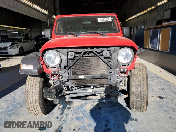 2021 Jeep Wrangler Unlimited Sport Altitude with VIN 1C4HJXDN3MW645713, listed as a Copart auction lot 86292884 with 58,072 mi miles and Salvage title. Bid and sale history available at DreamBid. Image 5.