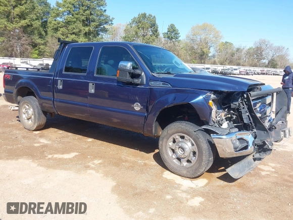 2015 Ford F-250 Lariat z VIN 1FT7W2BT2FEA96337, wystawiony jako IAAI lot #41844938 z przebiegiem 96 851 mil mil oraz . Historia ofert i sprzedaży dostępna na DreamBid. Obrazek 1.