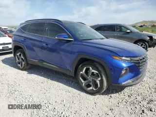 2023 Hyundai Tucson Limited with VIN 5NMJECAE1PH270656, listed as a Copart auction lot 60843895 with 8,743 mi miles and Salvage title. Bid and sale history available at DreamBid. Image 4.