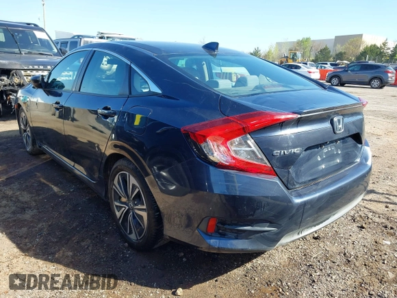 2016 Honda Civic Sedan EX-T with VIN 19XFC1F30GE025233, listed as a IAAI auction lot 41987604 with 129,311 mi miles. Bid and sale history available at carsss.com. Image 3.