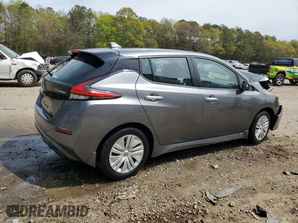 2022 Nissan LEAF S with VIN 1N4AZ1BV2NC558484, listed as a Copart auction lot 50522405 with 35,355 mi miles and Non Repairable. Bid and sale history available at DreamBid. Image 3.