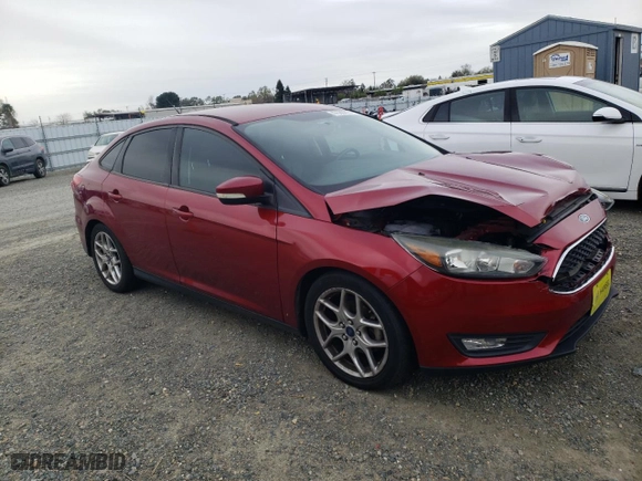 2015 Ford Focus SE with VIN 1FADP3F24FL275651, listed as a Copart auction lot 47589615 with 96,803 mi miles and Salvage Title. Bid and sale history available at carsss.com. Image 4.