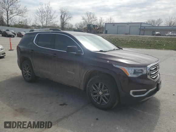 2017 GMC Acadia SLT with VIN 1GKKNMLS1HZ312824, listed as a Copart auction lot 53064085 with 122,772 mi miles and Salvage title. Bid and sale history available at DreamBid. Image 4.