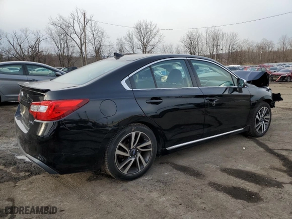 2018 Subaru Legacy Sport with VIN 4S3BNAS64J3017143, listed as a Copart auction lot 46729215 with 55,132 mi miles and Salvage Title. Bid and sale history available at carsss.com. Image 3.