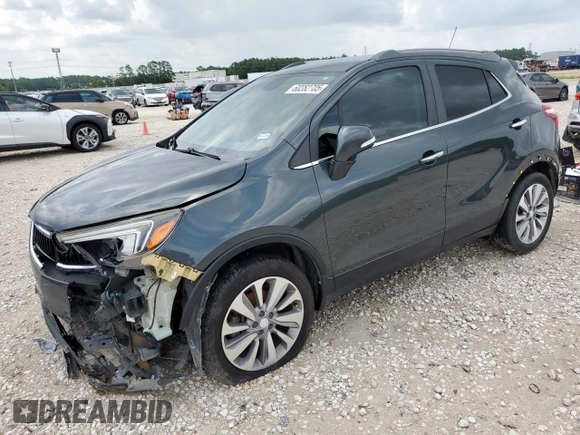 2017 Buick Encore Preferred z VIN KL4CJASB3HB050626, wystawiony jako Copart lot #60282705 z przebiegiem 97 715 mil mil oraz Szkoda całkowita • Salvage title. Historia ofert i sprzedaży dostępna na DreamBid. Obrazek 1.