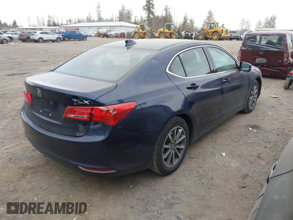 2020 Acura TLX with VIN 19UUB1F37LA011614, listed as a IAAI auction lot 41573392 with 66,575 mi miles. Bid and sale history available at carsss.com. Image 4.