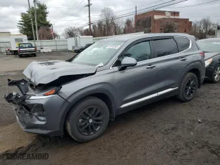 2020 Hyundai Santa Fe SE with VIN 5NMS2CAD5LH151667, listed as a Copart auction lot 52410285 with 51,065 mi miles and Salvage Title. Bid and sale history available at carsss.com. Image 1.
