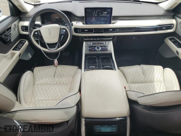 2020 Lincoln Aviator Black Label with VIN 5LM5J9XC7LGL01022, listed as a Copart auction lot 61236505 with 80,510 mi miles and Salvage title. Bid and sale history available at DreamBid. Image 8.