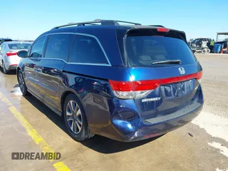 2016 Honda Odyssey Touring Elite with VIN 5FNRL5H98GB083221, listed as a IAAI auction lot 41626604 with 145,341 mi miles and . Bid and sale history available at DreamBid. Image 3.