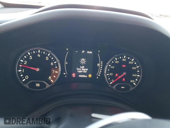 2016 Jeep Renegade Sport with VIN ZACCJAAT1GPD57779, listed as a Copart auction lot 55282815 with 45,506 mi miles and Salvage Title. Bid and sale history available at DreamBid. Image 9.