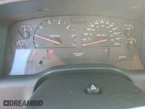2001 Dodge Durango z VIN 1B4HS28Z71F516203, wystawiony jako Copart lot #75471444 z przebiegiem 226 560 mil mil oraz Czysty tytuł • Clean title. Historia ofert i sprzedaży dostępna na DreamBid. Obrazek 9.