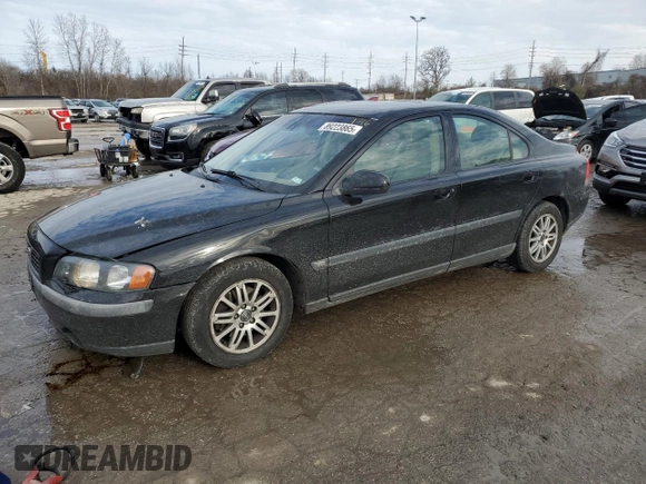 2003 Volvo S60 2.4L with VIN YV1RS61T632284394, listed as a Copart auction lot 89223865 with 204,425 mi miles and Salvage Title. Bid and sale history available at carsss.com. Image 1.