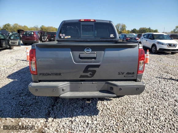 2018 Nissan Frontier PRO-4X with VIN 1N6AD0EV7JN766614, listed as a Copart auction lot 76400834 with 180,560 mi miles and Salvage Title. Bid and sale history available at carsss.com. Image 6.
