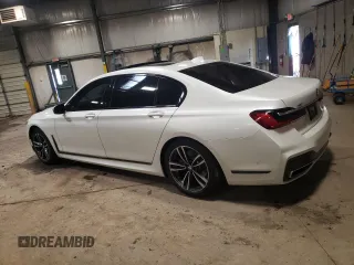 2020 BMW 7 Series 740i xDrive z VIN WBA7T4C04LGG62734, wystawiony jako Copart lot #54722014 z przebiegiem 77 203 mil mil oraz Szkoda całkowita • Salvage title. Historia ofert i sprzedaży dostępna na DreamBid. Obrazek 2.