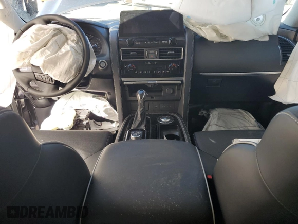 2022 Infiniti QX80 PREMIUM SELECT with VIN JN8AZ2AF0N9744083, listed as a Copart auction lot 85163084 with 0 mi miles and Salvage Title. Bid and sale history available at carsss.com. Image 8.