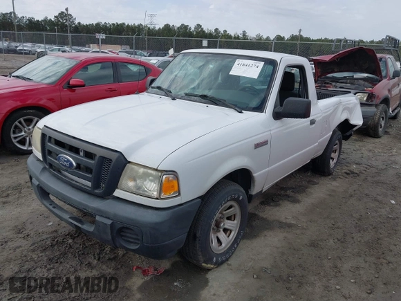 2010 Ford Ranger XL with VIN 1FTKR1AD2APA06249, listed as a IAAI auction lot 41841274 with 56,306 mi miles. Bid and sale history available at carsss.com. Image 2.