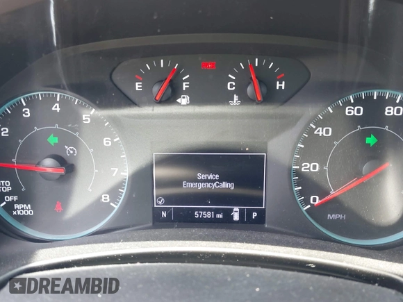 2024 Chevrolet Equinox LS with VIN 3GNAXHEG4RL278573, listed as a IAAI auction lot 42514554 with 57,581 mi miles and . Bid and sale history available at DreamBid. Image 7.