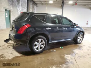 2007 Nissan Murano S with VIN JN8AZ08W77W628359, listed as a Copart auction lot 45712774 with 114,464 mi miles and Salvage Title. Bid and sale history available at carsss.com. Image 3.
