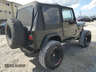 1991 Jeep Wrangler with VIN 2J4FY29S1MJ156667, listed as a Copart auction lot 75870604 with 144,399 mi miles and Clean Title. Bid and sale history available at carsss.com. Image 3.