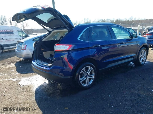 2016 Ford Edge Titanium with VIN 2FMPK4K89GBB76987, listed as a IAAI auction lot 41674638 with 89,069 mi miles. Bid and sale history available at carsss.com. Image 4.