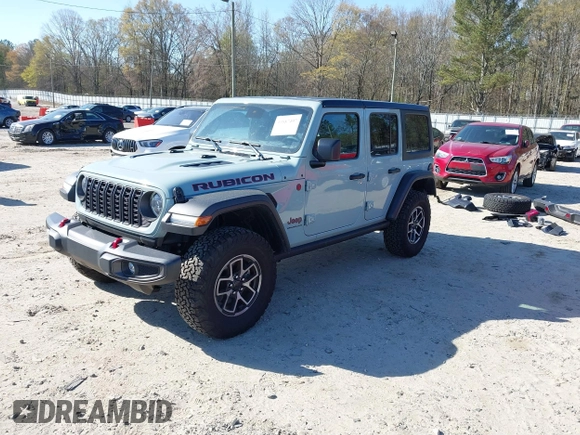 2024 Jeep Wrangler Rubicon with VIN 1C4PJXFG5RW268447, listed as a IAAI auction lot 41887497 with 3,005 mi miles. Bid and sale history available at carsss.com. Image 18.