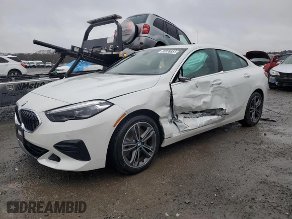 2022 BMW 2 Series 228i xDrive with VIN WBA73AK05N7K83774, listed as a Copart auction lot 85938854 with Not Provided miles and Salvage Title. Bid and sale history available at carsss.com. Image 1.