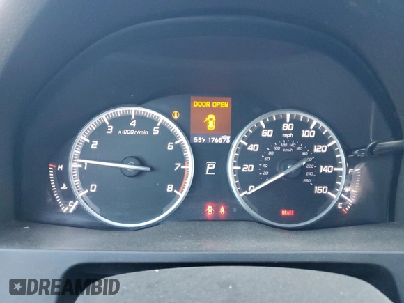 2017 Acura RDX w/Technology Pkg with VIN 5J8TB4H52HL035567, listed as a Copart auction lot 45602505 with 176,573 mi miles and Salvage Title. Bid and sale history available at carsss.com. Image 9.