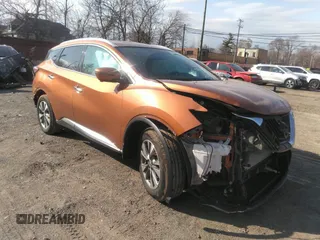 2017 Nissan Murano SL with VIN 5N1AZ2MHXHN102695, listed as a IAAI auction lot 41829096 with 101,356 mi miles and . Bid and sale history available at DreamBid. Image 1.