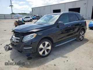 2018 Mercedes-Benz GLE 350 with VIN 4JGDA5HB1JB161752, listed as a Copart auction lot 55605595 with 38,771 mi miles and Salvage title. Bid and sale history available at DreamBid. Image 1.
