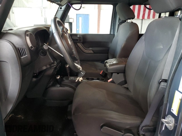 2017 Jeep Wrangler Unlimited Sport with VIN 1C4BJWDG1HL551371, listed as a Copart auction lot 63475735 with 86,347 mi miles and Salvage title. Bid and sale history available at DreamBid. Image 7.