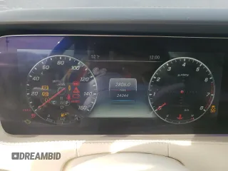 2020 Mercedes-Benz S with VIN W1KXK8DB7LA050420, listed as a Copart auction lot 80729474 with 24,044 mi miles and Salvage Title. Bid and sale history available at DreamBid. Image 9.