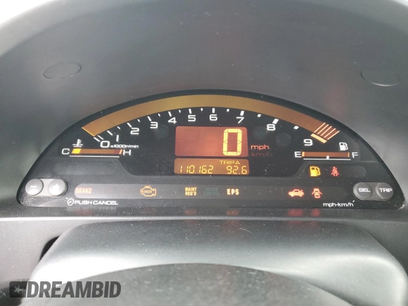 2000 Honda S2000 с VIN JHMAP1143YT008383, выставлен на аукционе Copart как лот 56926725 с пробегом 110 162 миль миль и Чистый • Clean title. История ставок и продаж доступна на DreamBid. Изображение 9.