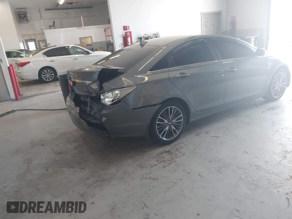 2013 Hyundai Sonata GLS with VIN 5NPEB4AC9DH608642, listed as a IAAI auction lot 42003556 with 105,448 mi miles and . Bid and sale history available at carsss.com. Image 4.