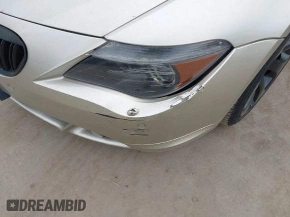 2007 BMW 6 Series 650i with VIN WBAEH135X7CR52022, listed as a IAAI auction lot 41343197 with 87,607 mi miles. Bid and sale history available at carsss.com. Image 6.
