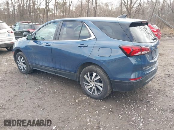 2024 Chevrolet Equinox LT with VIN 3GNAXUEG4RL188381, listed as a IAAI auction lot 41906385 with 11,290 mi miles. Bid and sale history available at carsss.com. Image 3.