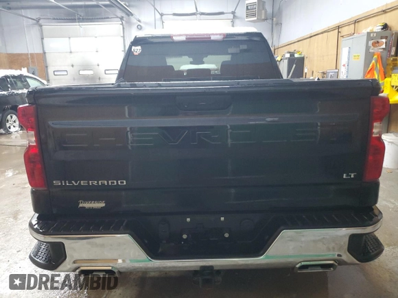 2023 Chevrolet Silverado 1500 LT with VIN 1GCUDDE82PZ109965, listed as a Copart auction lot 87501405 with 27,513 mi miles and Salvage Title. Bid and sale history available at carsss.com. Image 6.
