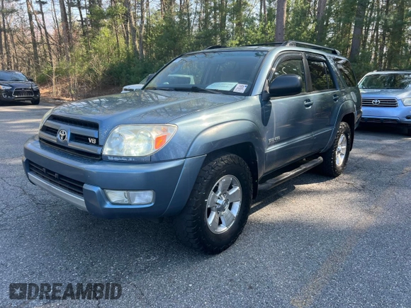 2004 Toyota 4Runner SR5 with VIN JTEBT14R340041772, listed as a Copart auction lot 54595695 with 210,561 mi miles and Clean Title. Bid and sale history available at DreamBid. Image 2.