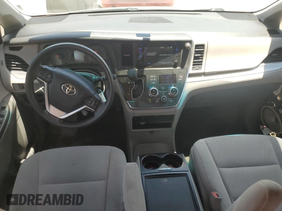2015 Toyota Sienna LE AAS with VIN 5TDKK3DC2FS651385, listed as a Copart auction lot 62451275 with 166,610 mi miles and Salvage title. Bid and sale history available at DreamBid. Image 8.